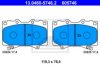FMSI 7639D772 Brake Pad Set, disc brake